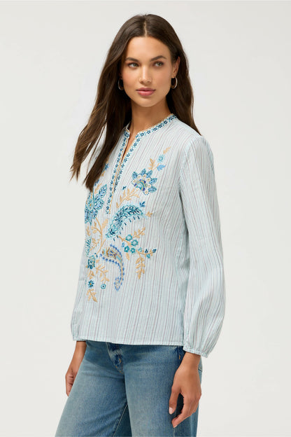 RELAXED SWING BLOUSE - Johnny Was Exclusive