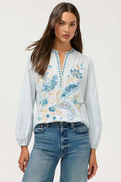 RELAXED SWING BLOUSE - Johnny Was Exclusive