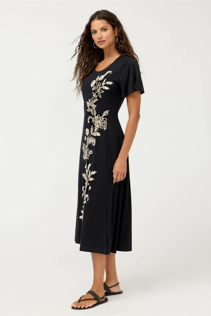 FLUTTER SLEEVE KNIT DRESS - Johnny Was Trending