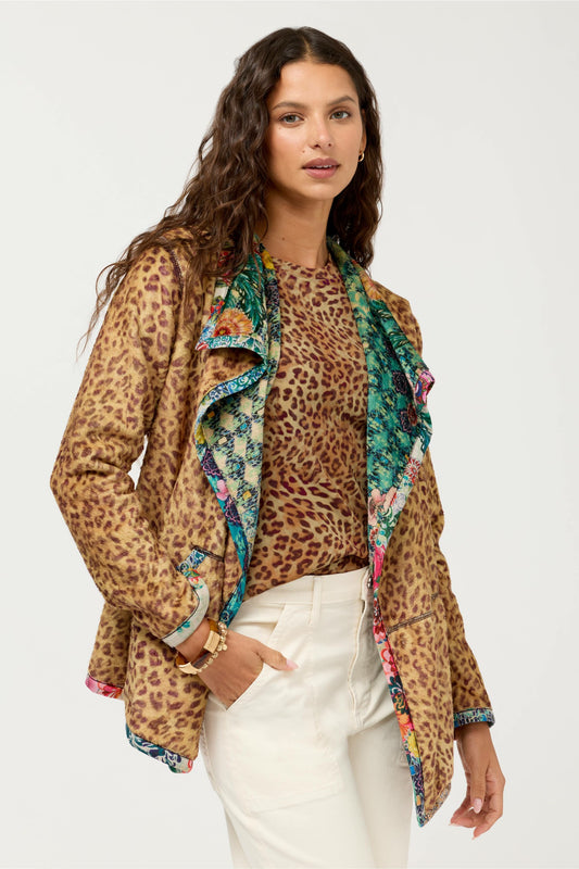 JOAN WRAP BINDED SHERPA JACKET - Johnny Was Recommended