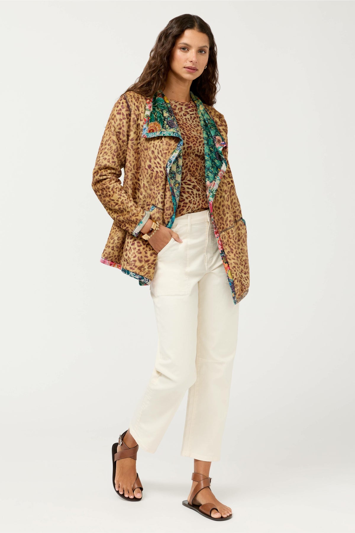JOAN WRAP BINDED SHERPA JACKET - Johnny Was Recommended