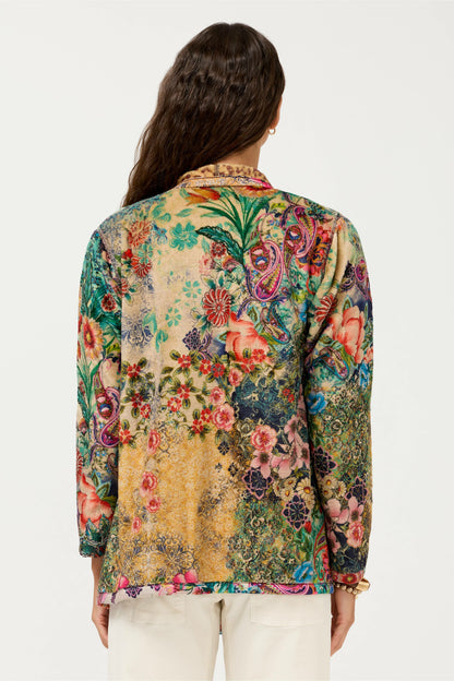 JOAN WRAP BINDED SHERPA JACKET - Johnny Was Recommended