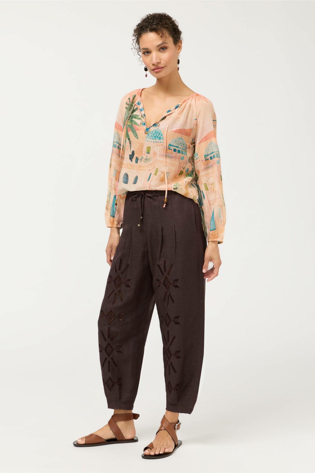 LYSANDER BARREL PANT - Johnny Was Exclusive