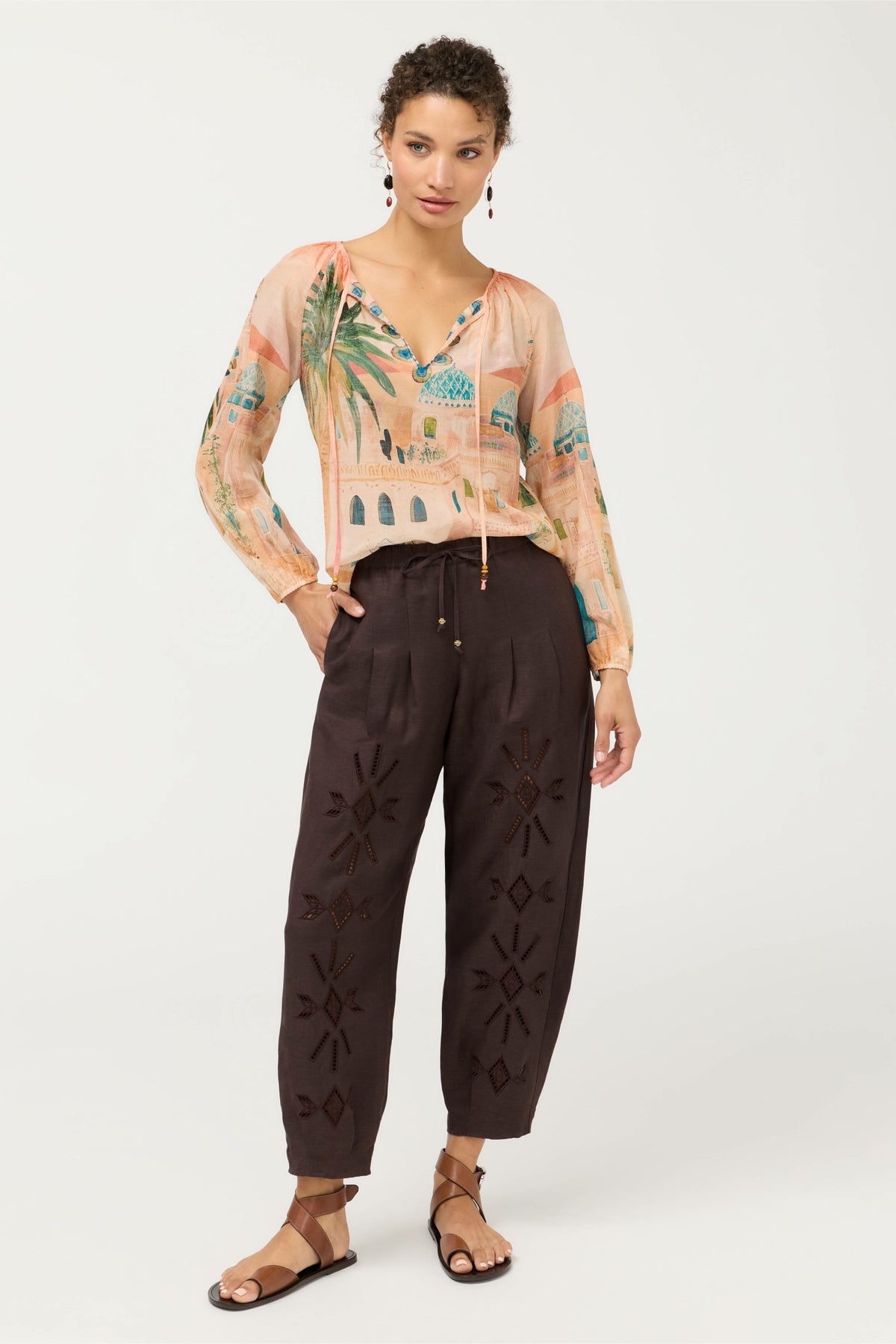 LYSANDER BARREL PANT - Johnny Was Exclusive
