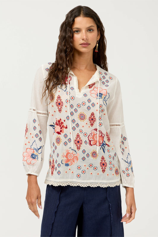 MARGARET BLOUSE - Johnny Was Signature