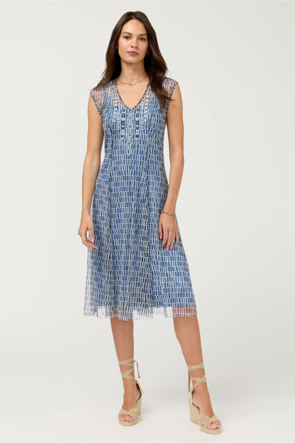 DOROTEA MIDI MESH DRESS - Johnny Was Trending