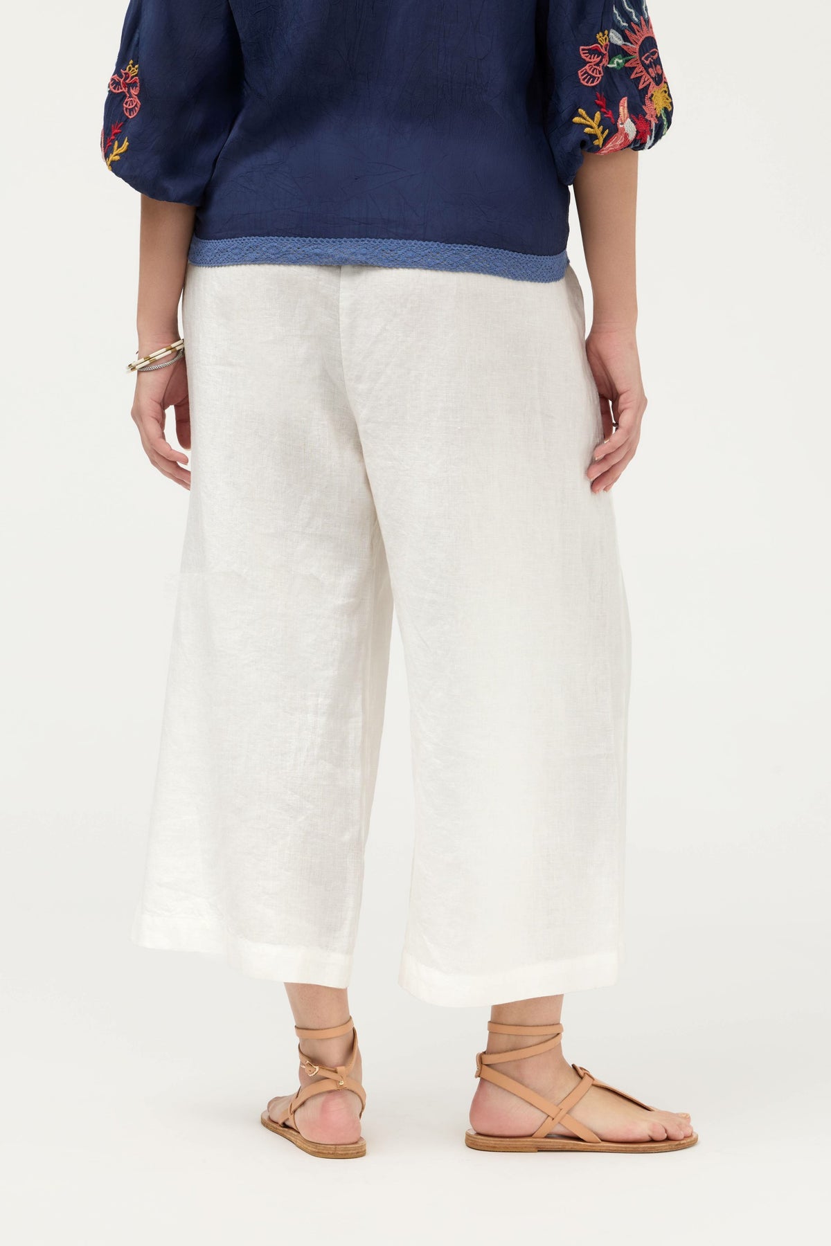 CROPPED LINEN PANT - Johnny Was Recommended