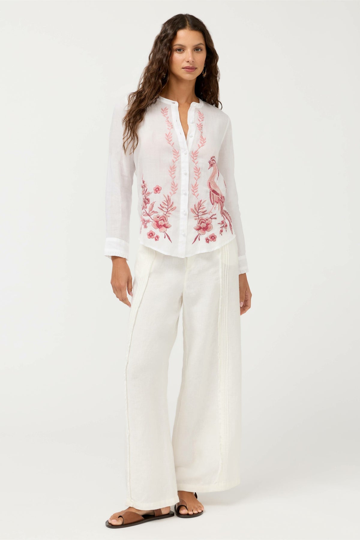 RUFFLE CUFF BLOUSE - Johnny Was Popular