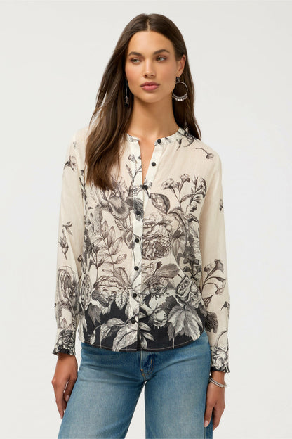 RUFFLE CUFF BLOUSE - Johnny Was Popular