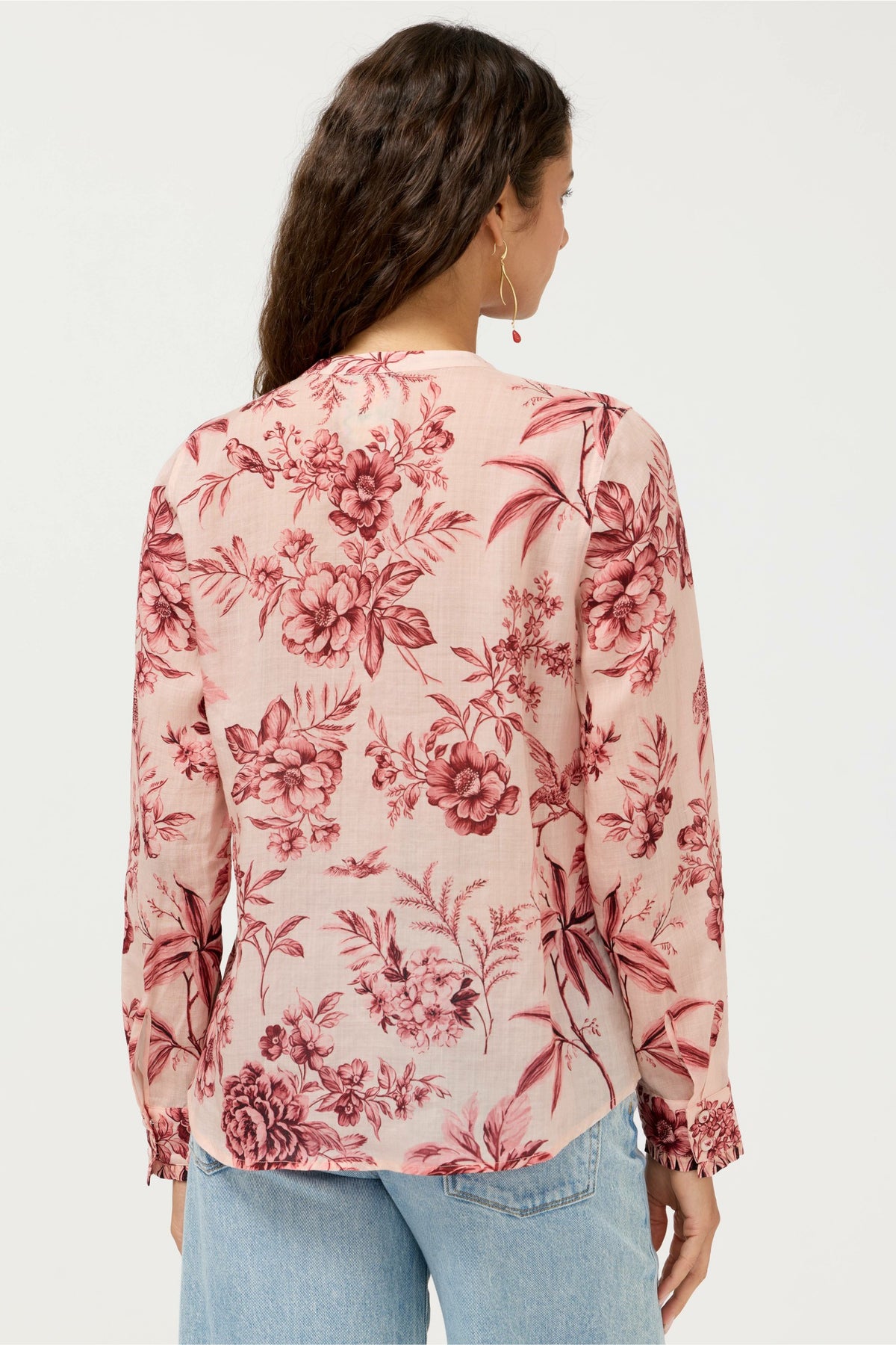 RUFFLE CUFF BLOUSE - Johnny Was Trending