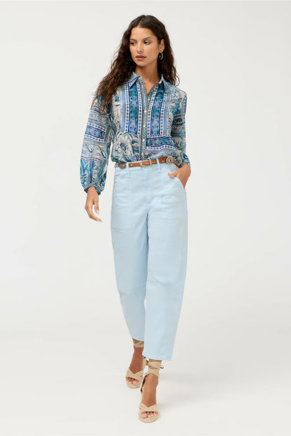 RELAXED YOKE SHIRT - Johnny Was Recommended
