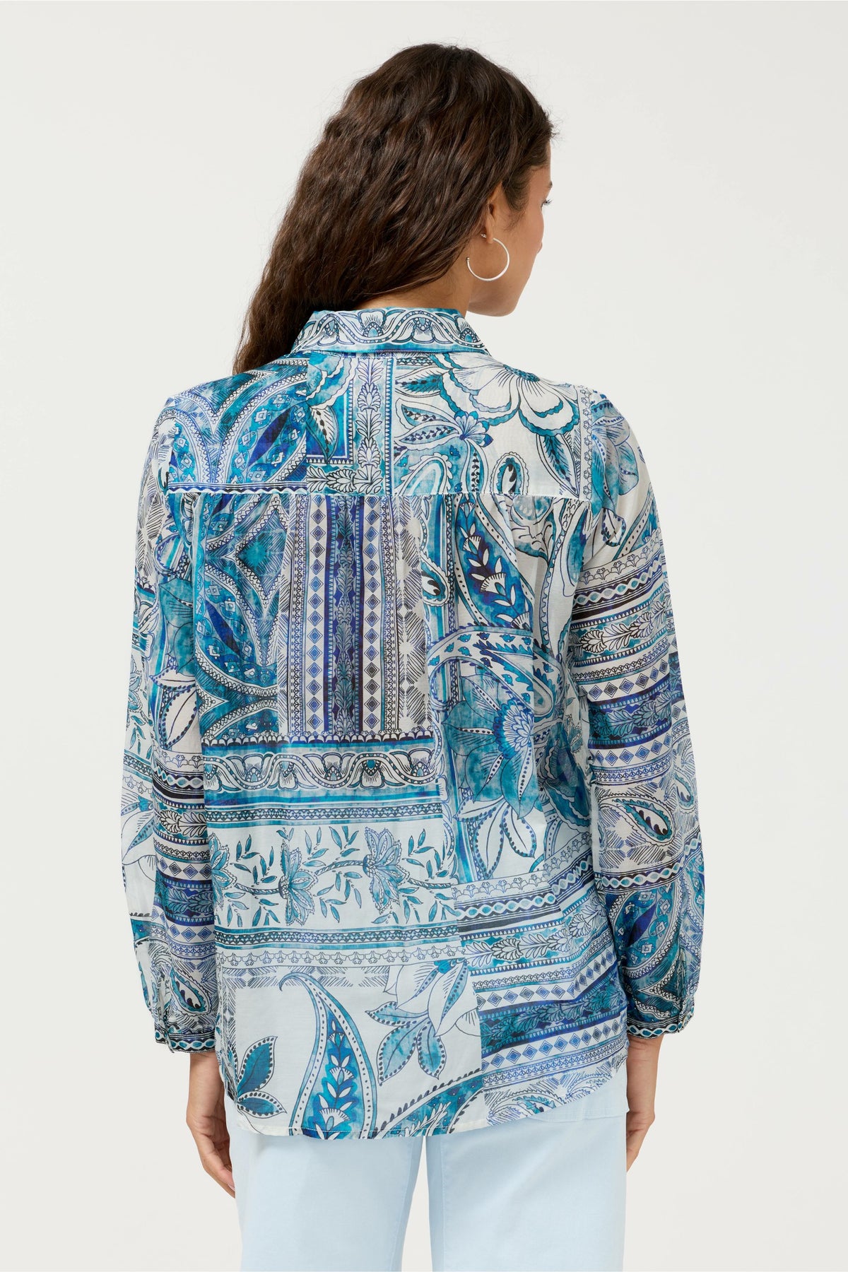 RELAXED YOKE SHIRT - Johnny Was Recommended