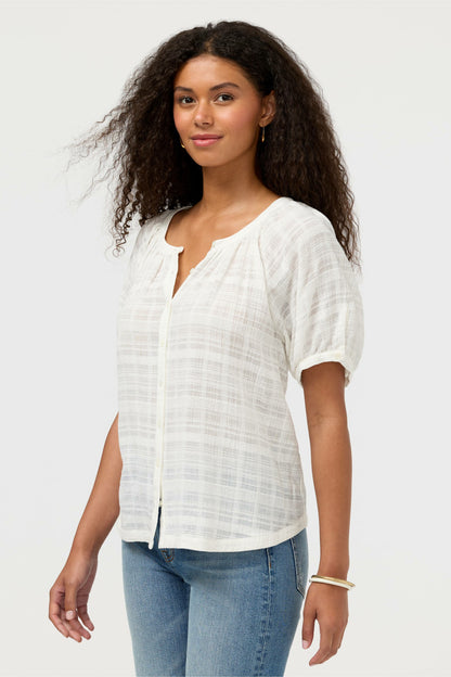AVAH BUTTON DOWN SHIRT - Johnny Was Popular