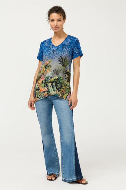 THE JANIE FAVORITE DRAPE TEE - Johnny Was Signature