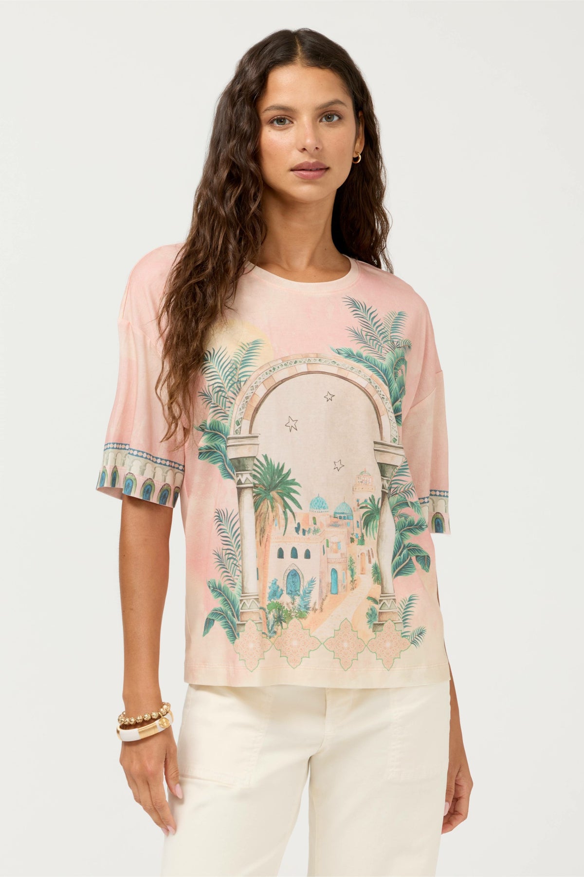 MARNIE OVERSIZED TEE - Johnny Was Signature