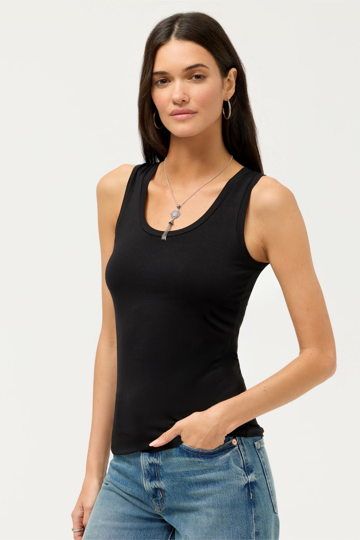 ESSENTIALS SOFT TOUCH TANK - Johnny Was New