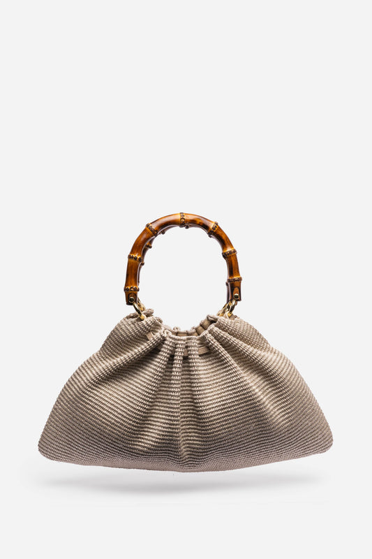 ITALIAN RAFFIA POUCH PURSE - Johnny Was Featured