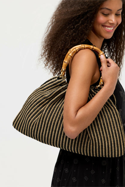 ITALIAN RAFFIA POUCH PURSE - Johnny Was Popular