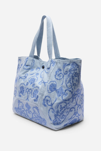 SEAMED TOTE BAG - Johnny Was New