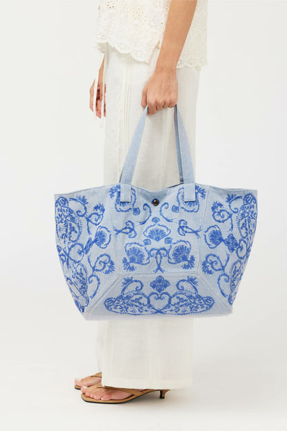 SEAMED TOTE BAG - Johnny Was New
