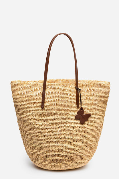 ITALIAN RAFFIA LARGE TOTE BAG - Johnny Was Recommended