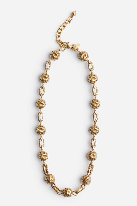 HAMMERED BEAD NECKLACE - Johnny Was Trending