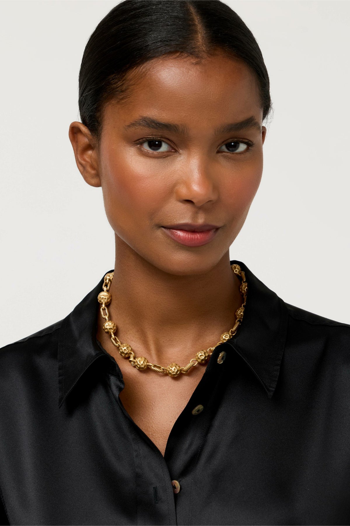 HAMMERED BEAD NECKLACE - Johnny Was Trending