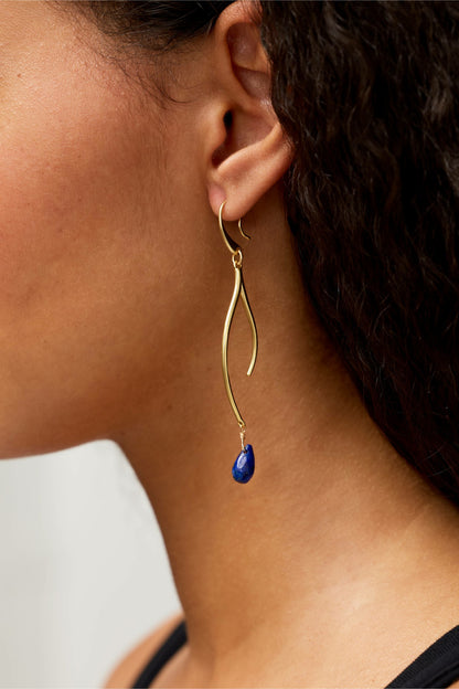 SEMIPRECIOUS TEAR DROP BRANCH EARRINGS - Johnny Was New