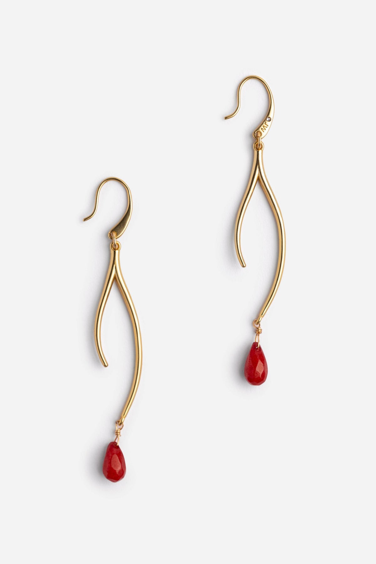 SEMIPRECIOUS TEAR DROP BRANCH EARRINGS - Johnny Was Featured
