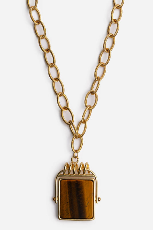 SEMIPRECIOUS PENDANT NECKLACE - Johnny Was Best Seller