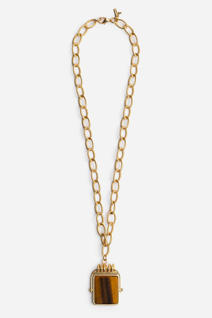 SEMIPRECIOUS PENDANT NECKLACE - Johnny Was Best Seller