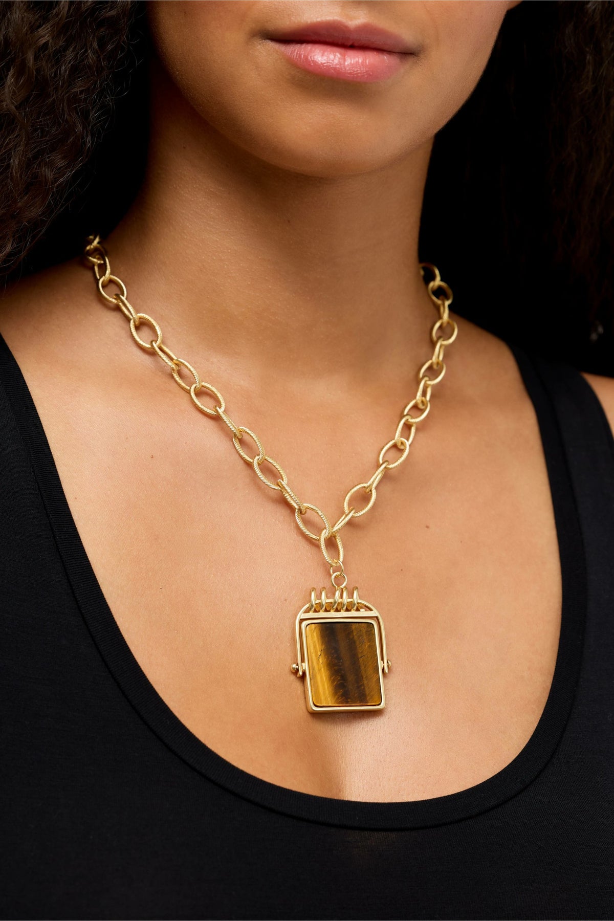SEMIPRECIOUS PENDANT NECKLACE - Johnny Was Best Seller