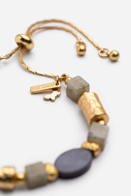 MULTI BEAD PULL TIE BRACELET - Johnny Was Exclusive