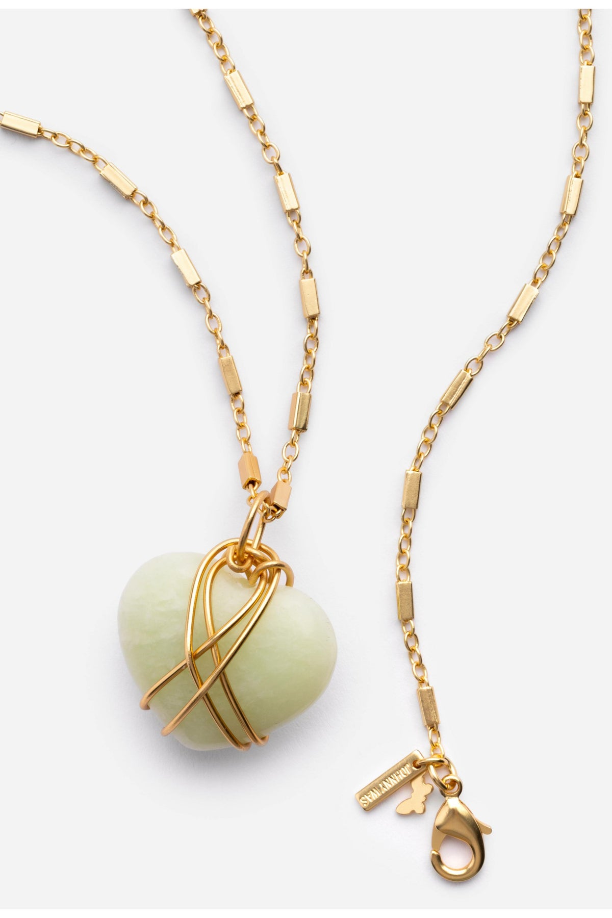 WIRE WRAPPED HEART PENDANT NECKLACE - Johnny Was Signature
