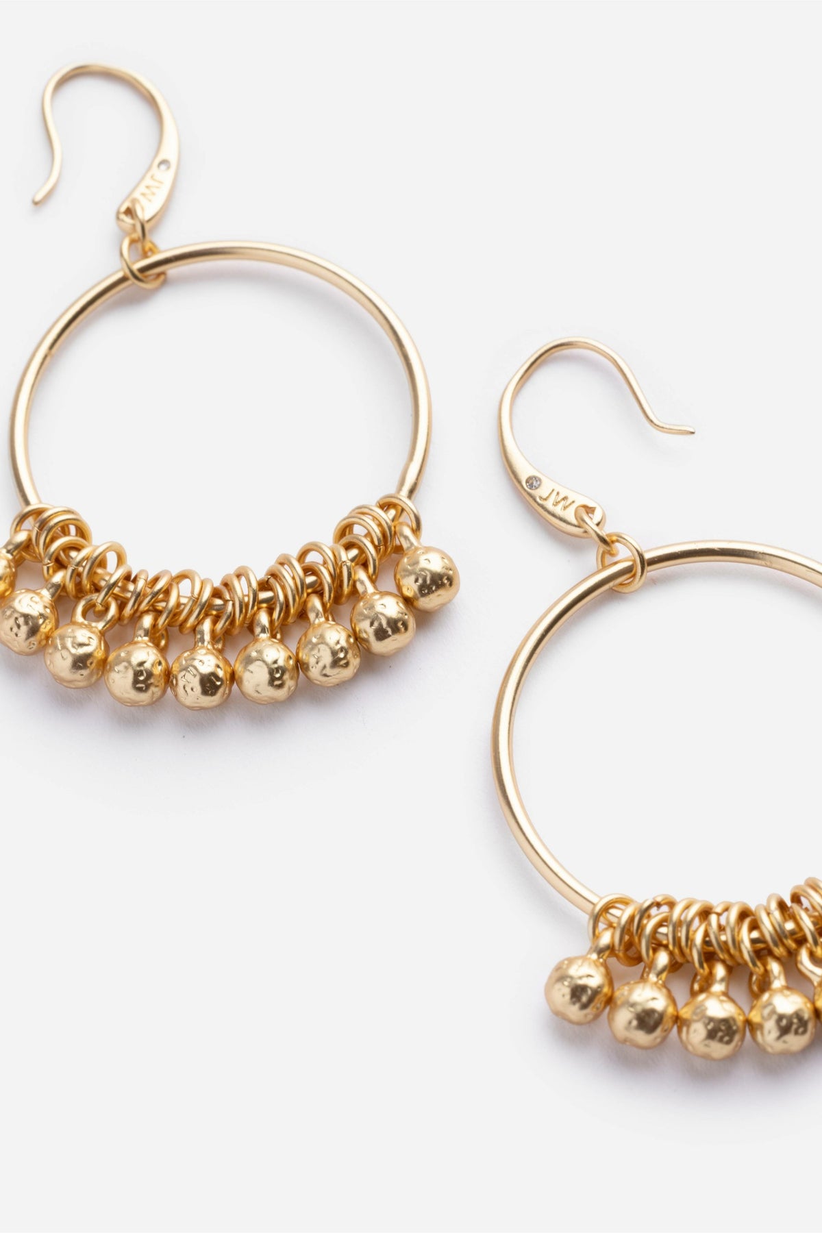 HOOP EARRINGS WITH FLOATING RINGS - Johnny Was Best Seller