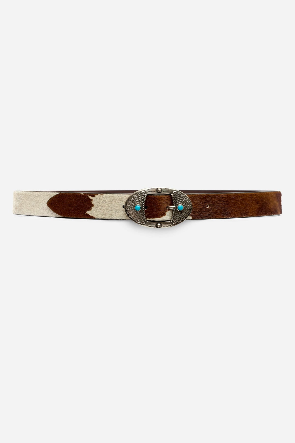 MACULATO ITALIAN CALF HAIR BELT - Johnny Was Best Seller