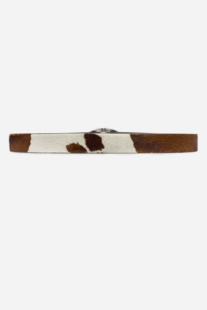 MACULATO ITALIAN CALF HAIR BELT - Johnny Was Best Seller