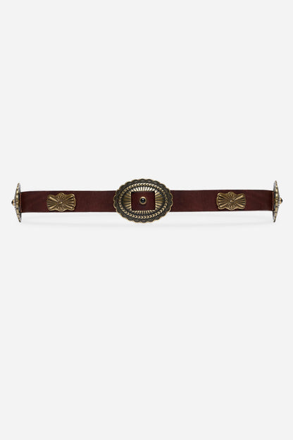 GUSCIO ITALIAN LEATHER CONCH BELT - Johnny Was Recommended