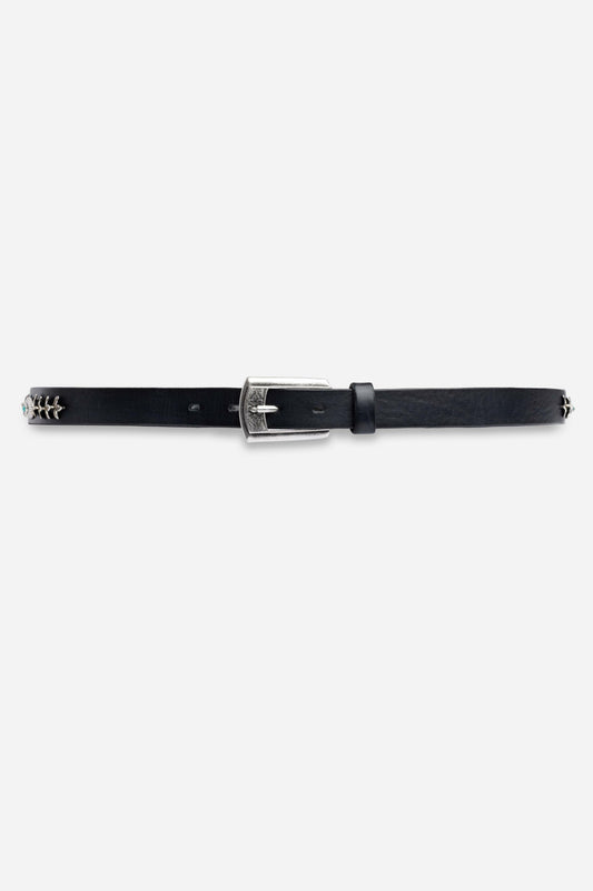 FLOREALE ITALIAN LEATHER CONCH BELT - Johnny Was Signature