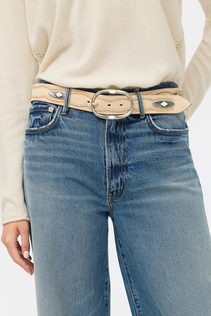 COLLINA ITALIAN LEATHER CONCH BELT - Johnny Was New