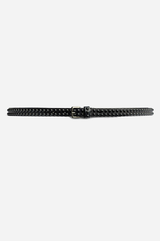 DELICATO ITALIAN LEATHER STUDDED BELT - Johnny Was Popular