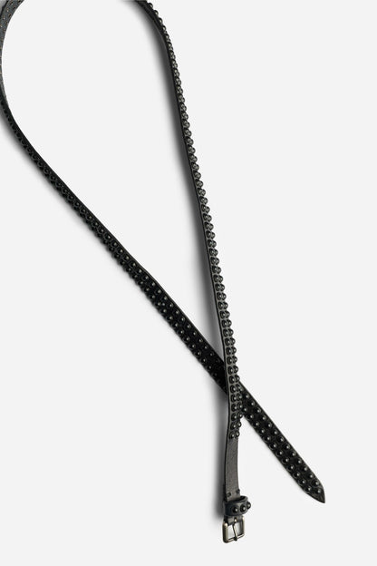 DELICATO ITALIAN LEATHER STUDDED BELT - Johnny Was Popular