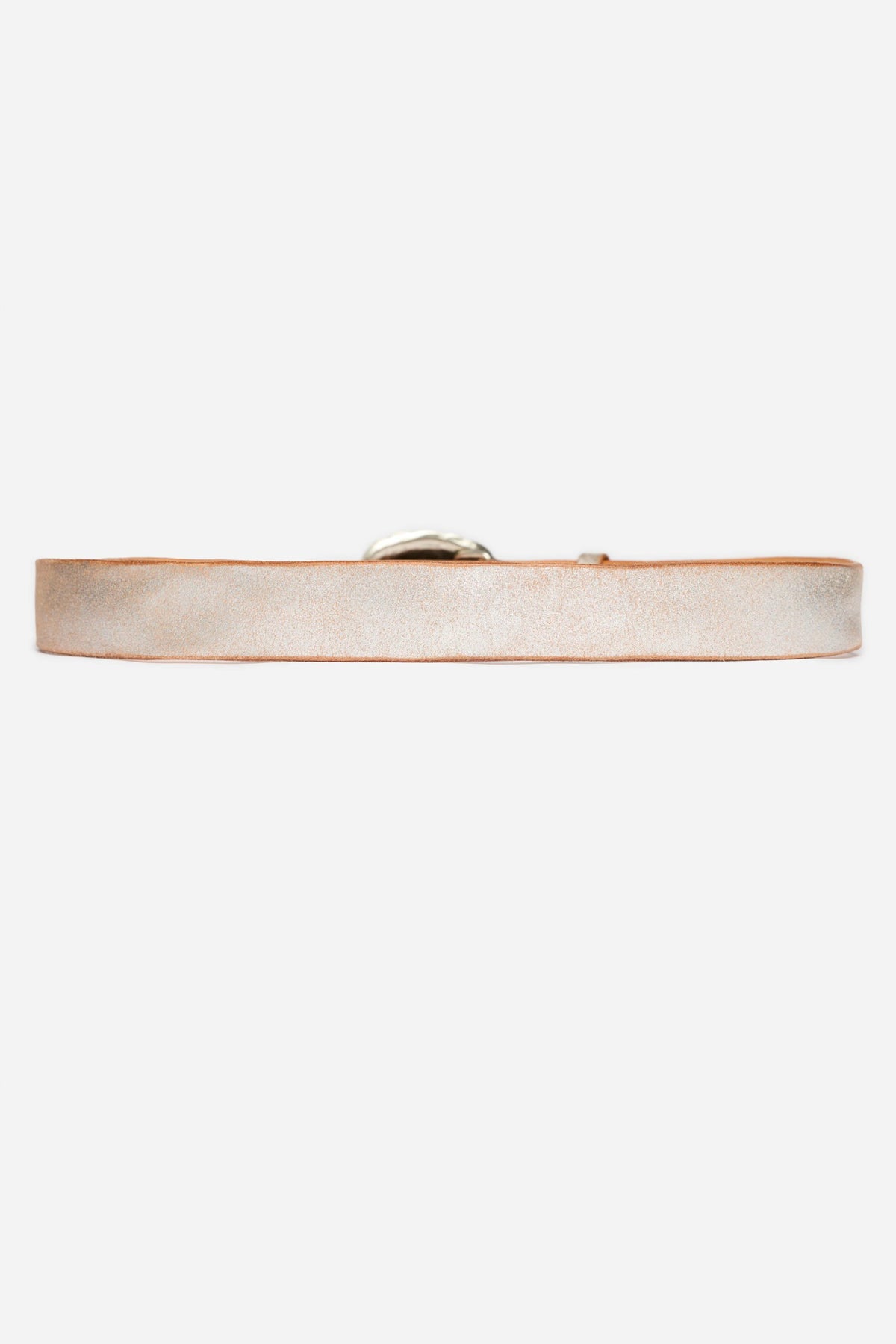 ARGENTO ITALIAN LEATHER METALLIC BELT - Johnny Was Trending