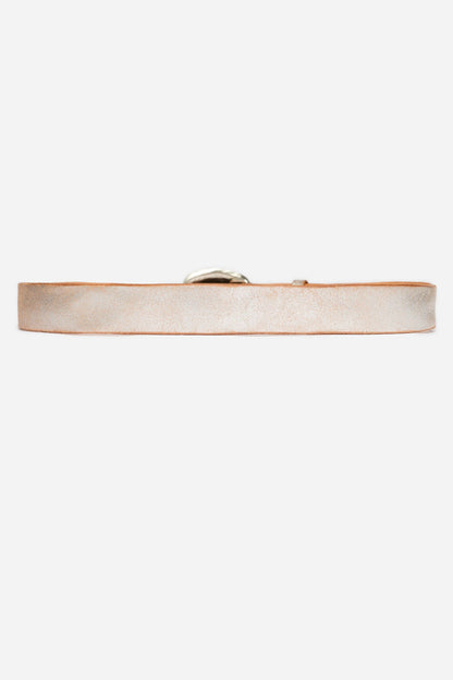 ARGENTO ITALIAN LEATHER METALLIC BELT - Johnny Was Trending