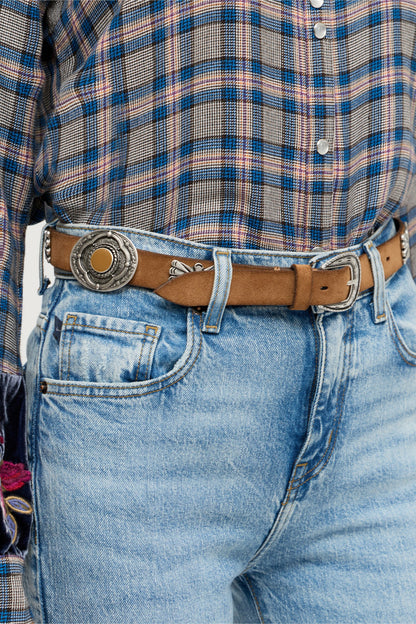 SPILLA ITALIAN SUEDE CONCH BELT - Johnny Was Best Seller