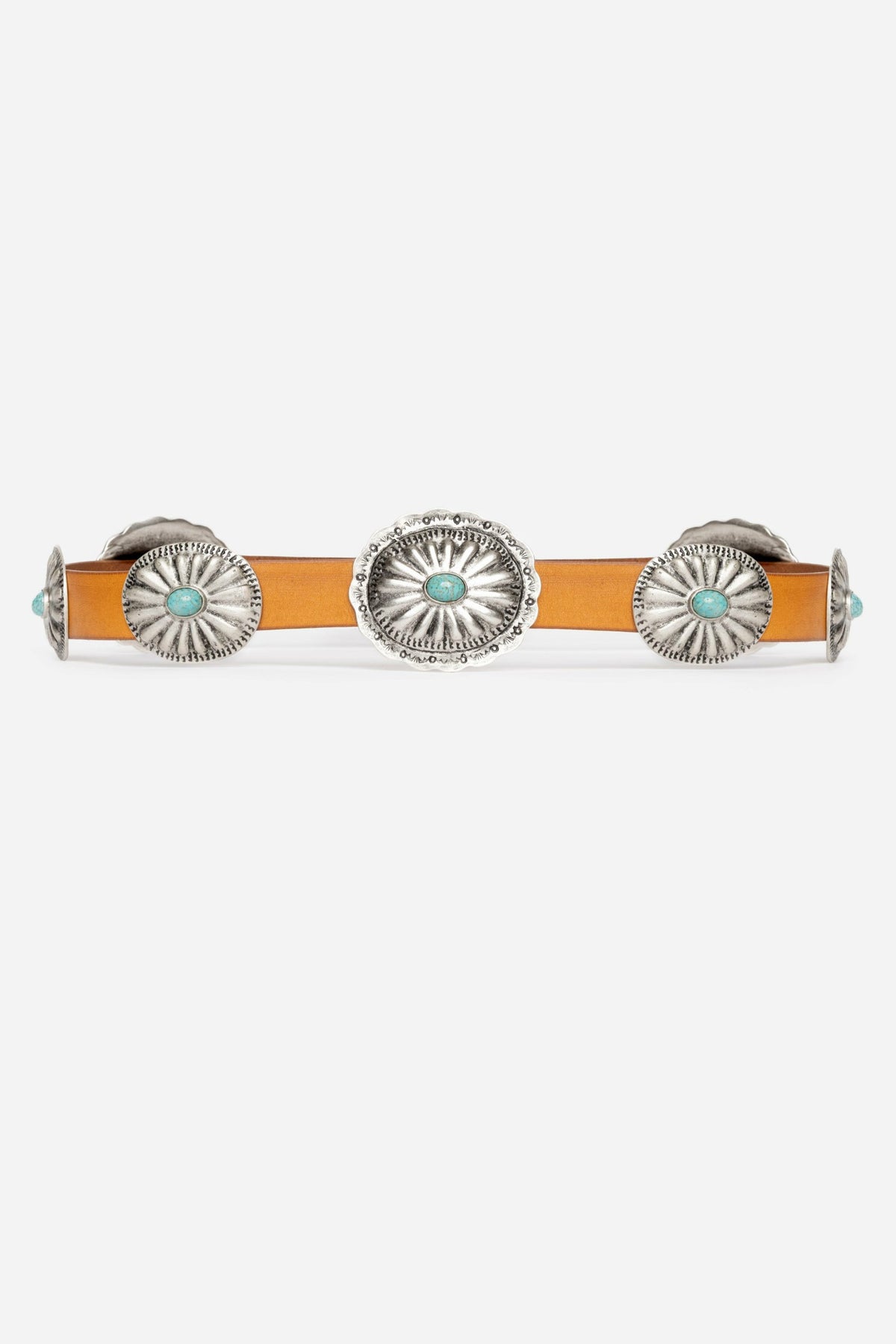 PETALO ITALIAN LEATHER CONCH BELT - Johnny Was Exclusive