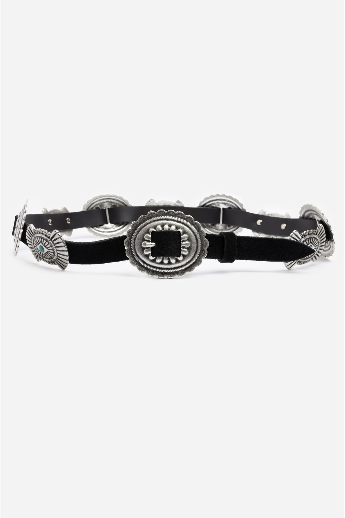 Sole Italian Leather Conch Belt - Johnny Was Signature