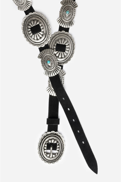 Sole Italian Leather Conch Belt - Johnny Was Signature