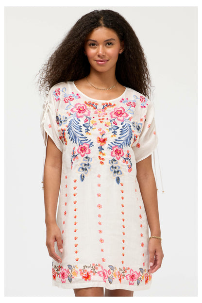 RUCHED SLEEVE DRESS - Johnny Was Recommended