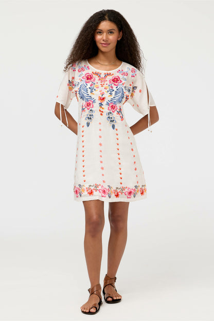 RUCHED SLEEVE DRESS - Johnny Was Recommended